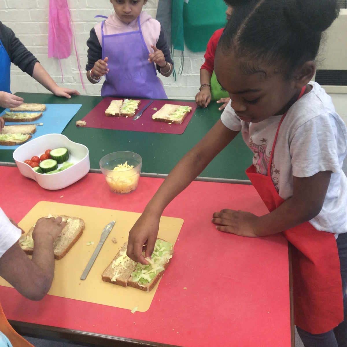 Year 1 and 2 Cooking Rushey Mead Primary School