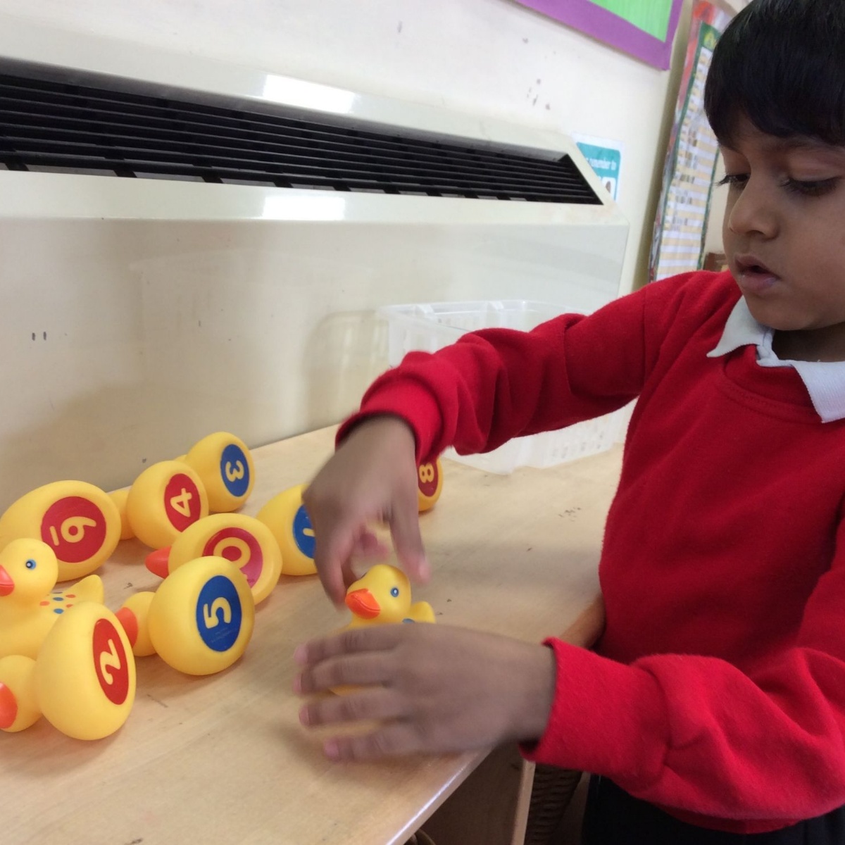 Numbers in the Nursery Rushey Mead Primary School