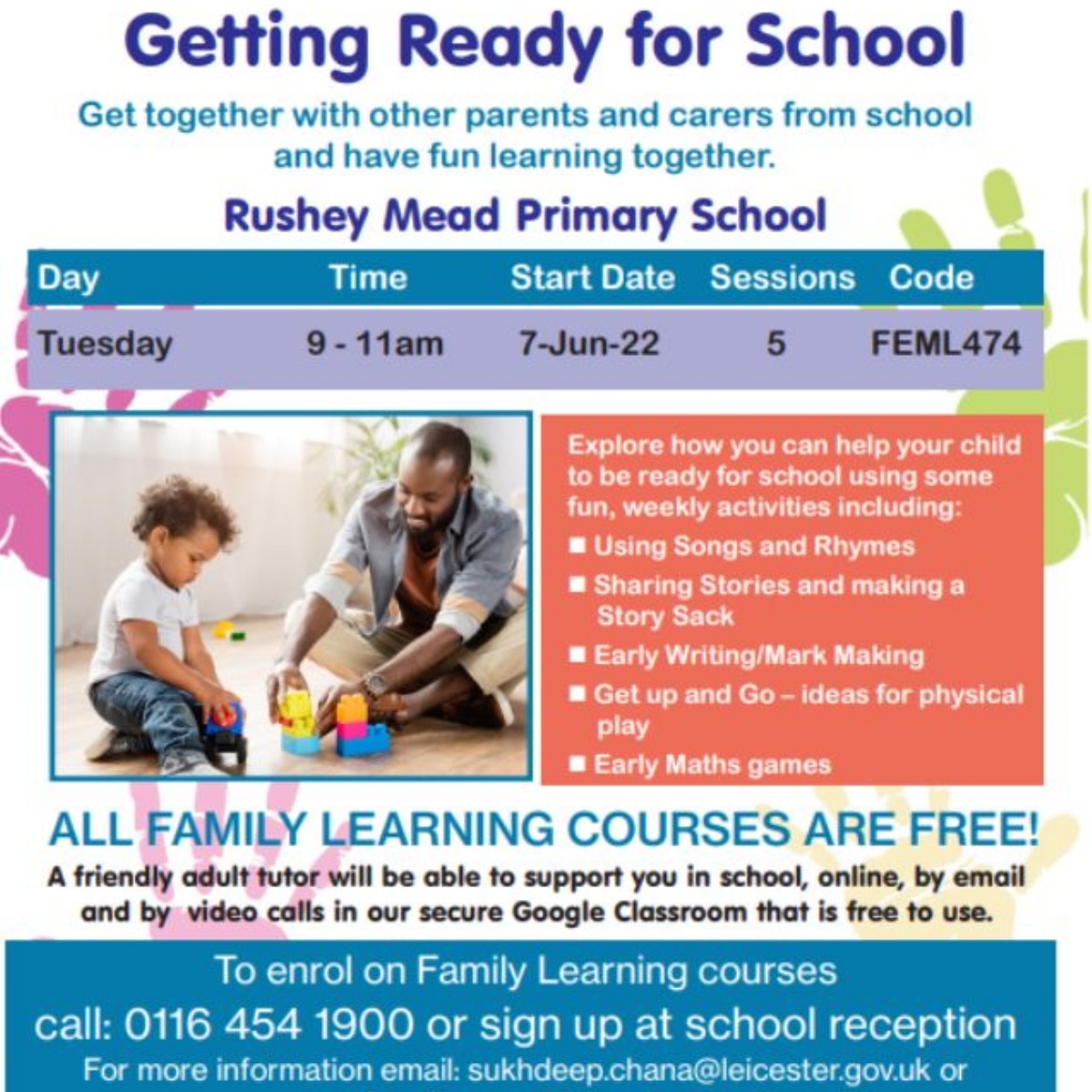 Getting Ready for School! Rushey Mead Primary School