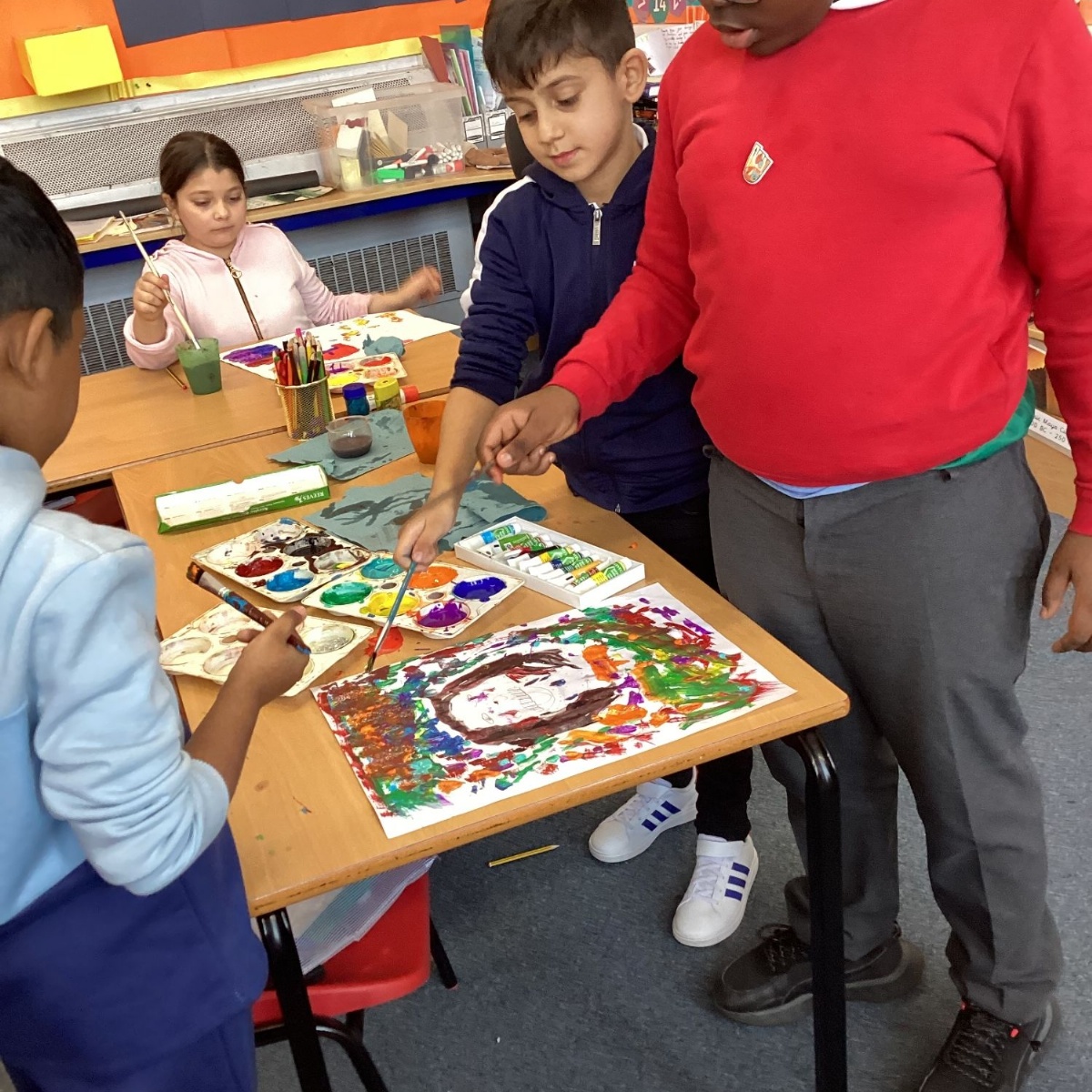 Learning about Holi! Rushey Mead Primary School