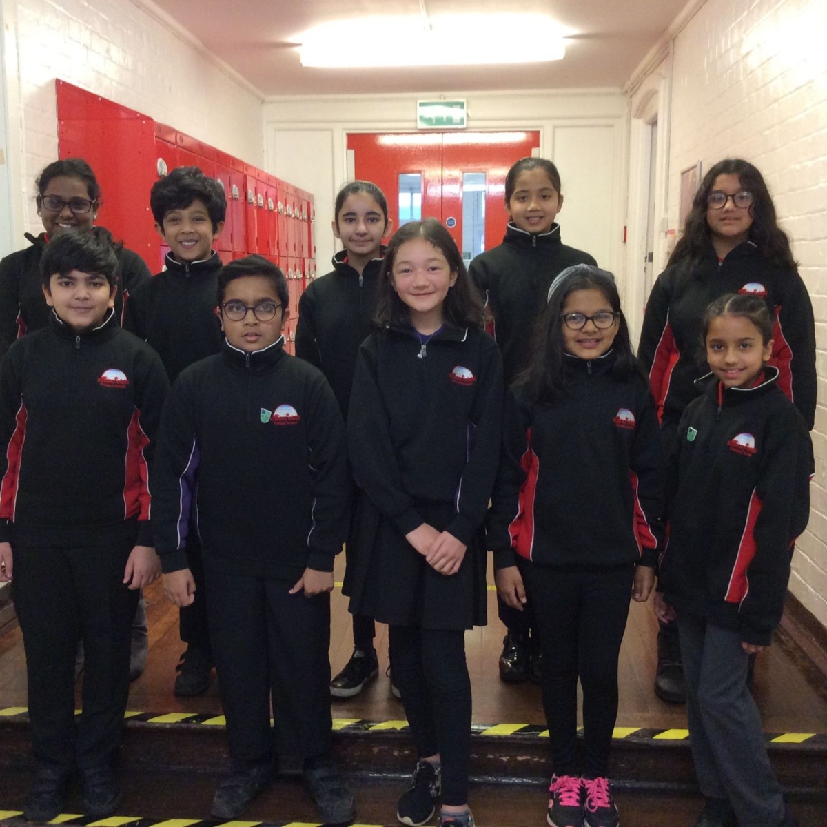 Our Year 6 prefects Rushey Mead Primary School